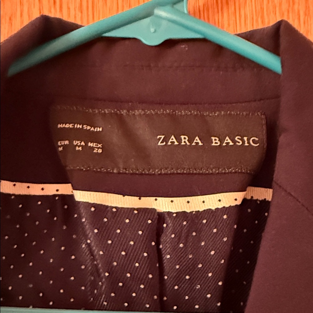 Zara Navy Women's Blazer - Picture 2 of 4